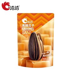 QIAQIA 해바라기씨 견과 간식 카라멜맛, 3개, 98g