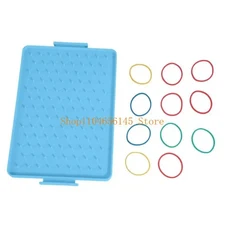 교육 기하학 페그보드 다목적 홈스쿨링 교실 수학 위한 장난감, 01 Blue, 01 China Mainland