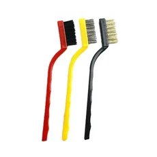 2/3/16PCS 주방 청소 브러시 ​​세트 작은 공간을위한 깊은 깨끗한 가스 스토브 황동 브러시 창 욕실 갭 메, 04 3PCS BRUSHES, 1개