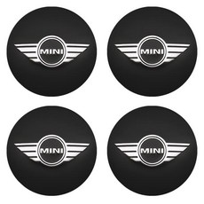 자동차 휠 센터 캡 림 허브 먼지보호 커버 엠블럼 미니 쿠퍼 R50 개, 06 56mm Mini Wing, 1개