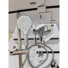 KOHLER科勒 全銅分體式升降桿 家用浴室浴柱, 1個, B款花灑+混水閥水龍頭套裝