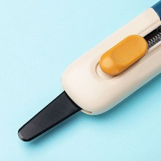 태산 오토락 투톤 슬라이딩 톱날 커터, 네이비