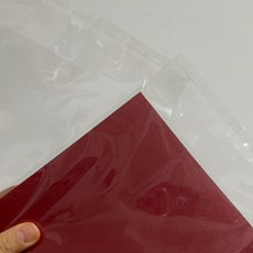 Fion 正方春聯紙 單面仿絨灑金紋 100磅 15.5cm 100張 紅包紙/空白春聯紙/書法/方斗春聯/手寫, 1個, 春聯用透明袋,16cm-20個