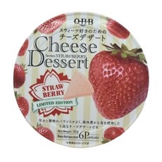 QBB 큐비비 치즈디저트 스트로베리 90g (원산지 : 일본) / 크림치즈, 1개