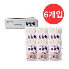 코리아식품 코리아 찹쌀떡, 6개, 430g