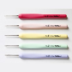 튤립 슈크레 비즈 레이스 코바늘, 1개