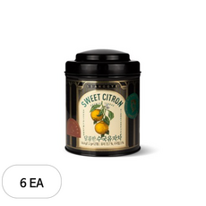 쌍계명차 티 마스터 캔 달콤한 수국유자차, 1.2g, 12개입, 6개