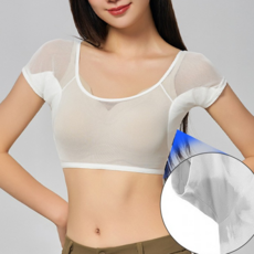 루체트리 겨땀패드 땀흡수 런닝 변색방지 여성 여름 속옷 3컬러 땀패드, 블랙 44(M), 1