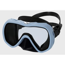 GULL LUVOS MASK UV420CUT 潛水單面鏡 - 游龍潛水, Rubber Shell Blue