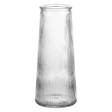 20CM 투명 유리 꽃병 넓은 입구 실린더 꽃병 홈 센터피스 거실 주방 사무실 결혼식용, 20CM 투명 유리 꽃병 넓은 입구 실린더 꽃병 홈 센