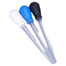 PJ小舖 魚缸換水器 虹吸管 多功能吸便神器 魚缸清潔換水 吸便神器 工具 迷你缸刻度量管餵食管虹吸管吸水烏龜兩棲滴管, 5個