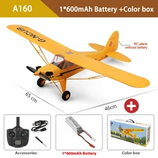 A160 WLtoys XKS 2.4G RC 비행기 650mm 윙스 팬 브러시리스 모터 3D/6G 폼 장난감 선물, 01 A160-1Battery-Box