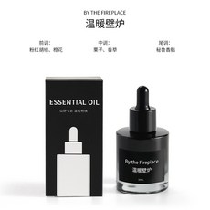 雅風棲於山野無火香薰高級感禮盒情人節伴手禮擺件晶石香氛裝飾, 溫暖壁爐（30ml精油）:1