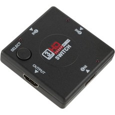 MOOKEENONE 1 x HDMI 스위처 스퀘어 박스 3포트 3 in 1080p 3D