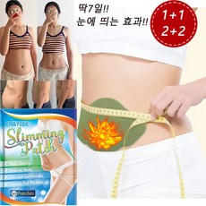 [빠른배송] 1+1 배꼽 패치 다이어트 뱃살 관리 복부 혈액순환 비만 핫팩 피부탄력 바디 슬리밍 패치 체중감소 남여공용, 30+30P(6박스), 20개입