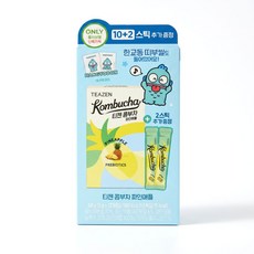 티젠 콤부차 파인애플 맛 10+2T+띠부씰, 1개, 1개입, 60g