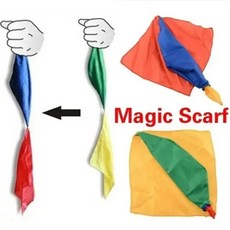 마술 공연 22cm * 실크 스카프 트릭 장난 소품 재미있는 도구 장난감 색상 변경 가능 홈 파티 게임에 적합 236898