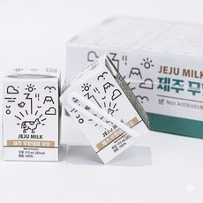 제주우유 무항생제 우유, 24개, 115ml