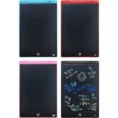 12 LCD 컬러 전자 메모보드 (2개) 컬러LCD보드 mar768zz, 단일