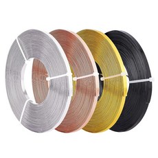 평면 공예용 알루미늄 와이어 5mm 비즈 세공 조각 소재 핸드메이드 공예 DIY, 혼합색상, 4개