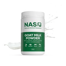 NAS Natural Animal Solutions® 羊奶粉，富含營養，易消化，強健骨骼, 山羊, 400g, 1個
