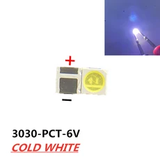 LEXTAR-LED PCT 백라이트 고출력 LED 500 W 1.8 6V 쿨 화이트 150-187LM PT30W45 V1 TV 애플리케이션 3030 PCT 6V LEXTAR 전자 부품 액세서리 소스, 3030 6V PCT