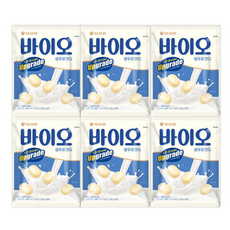 오리온 바이오 생우유캔디, 6개, 99g
