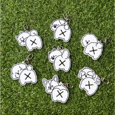 풉백 홀더 & 똥츄 걸이 7종 웰시코기 푸들 비숑 시츄 말티즈 포메라니안 시바이누, 1개