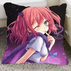 중2병도 사랑을 이야기하자 베개 작은 새 여섯 꽃 주변 베개 핸드메이드 카드 통 베개 학생 생일 선물, 레드