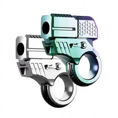 [오늘몰]UB 메탈 자이로스코프 EDC 권총 놀이 서바이벌 장난감총, 1개, 그레이