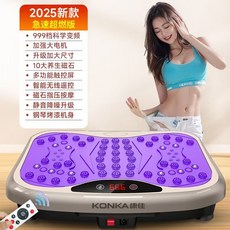 스마트 쉐이킹 진동 트레이닝 머신 파워 덜덜이 운동기구 바디 전동, D. 소형 모델 03 999단 자석 마사지 물리 퍼플, 기본