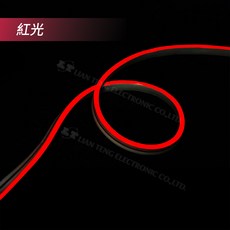 LIAN TENG LED藍光燈條，柔軟可彎曲，節能省電，室內外裝飾適用, 紅色的, 1個