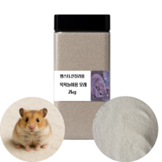 호주 청정지역 천연 사막모래 2kg / 햄스터모래, 1개