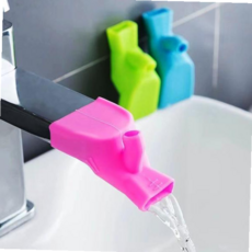 POIPOI 수도꼭지 연장 연결 양치 세안 실리콘 어댑터 남녀노소 어린이 호기심 놀이, POIPOI세면대어뎁터_01 화이트, 01.화이트