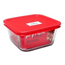 용기 내열 반찬통 유리 파이렉스 밀폐 946ml 사각 25924ea 1(ea), 1개