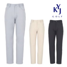 [백화점출고] [KYJ GOLF] [김영주골프]봄여름 베이직 슬림 기능성 팬츠 뒷밴딩 남성 골프바지 DPMMSL37