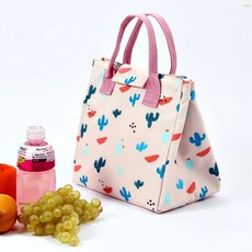 가벼운 도시락 골프장 가방 샐러드 핸드백 1개, 화이트