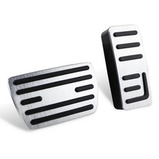 자동차 페달 커버 가속기 가스 브레이크 발받침 인테리어, 2. 2Pcs AT, 기본