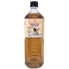 릴리벳 리얼 바닐라빈 시럽 바닐라라떼 대용량 업소용 카페시럽 홈카페 마다가스카르산 바닐라빈 캐비어함유, 1.2L, 1개