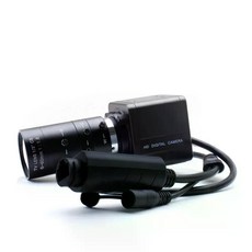 WGWK 4K HD 디지털 산업용 IP 카메라 CS 마운트 60MM 실내 감시 8MP 미니 웹캠, 8MP POE 48V