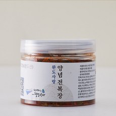SB 국내산 완도 양념 꼬마 전복장 200g, 1개