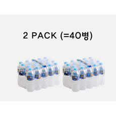 (콩펫워터)반려동물 음용수 500mL X 20병 강아지 물 고양이 물 펫 워터 강아지 생수, 40개, 10L, 물