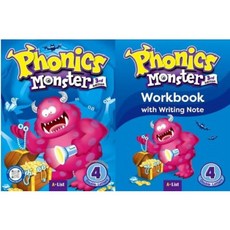Phonics Monster 4 3ED 교재 + 워크북 세트(전2권), A*List, 초보자