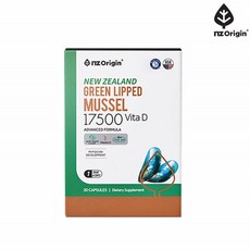 엔젯오리진 뉴질랜드 초록입홍합 17500 초임계추출, 30정, 2개