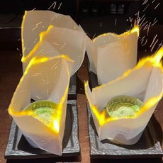 불타는종이 마술 마술도구 종이 불타는 플래쉬페이퍼, A. 20x25cm 1장