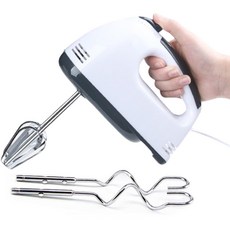 거품기 가정용 소형 휴대용 전기 계란 우유거품기 핸드블렌더 7단계 속도 조절 휘핑기