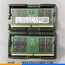 1개 32G 2RX8 PC5-4800B-SB0 DDR5 SODIMM M425R4GA3BB0-CQK 노트북