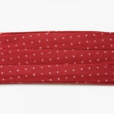 해피베어스 앙앙15 코튼 코듀로이 러블리도트 바이어스테이프, 레드, 1개