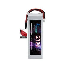 3S 11.1V 리튬폴리머 배터리 45C60C 1500mAh T Deans XT60 플러그 포함 RC 자동차 비행기 보트용, 08 2700 45C T
