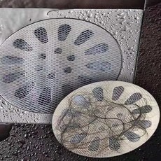 600入 地漏過濾網 廚房浴室衛生間通用 防頭髮貼 下水道毛髮過濾網DG125, 30衹裝